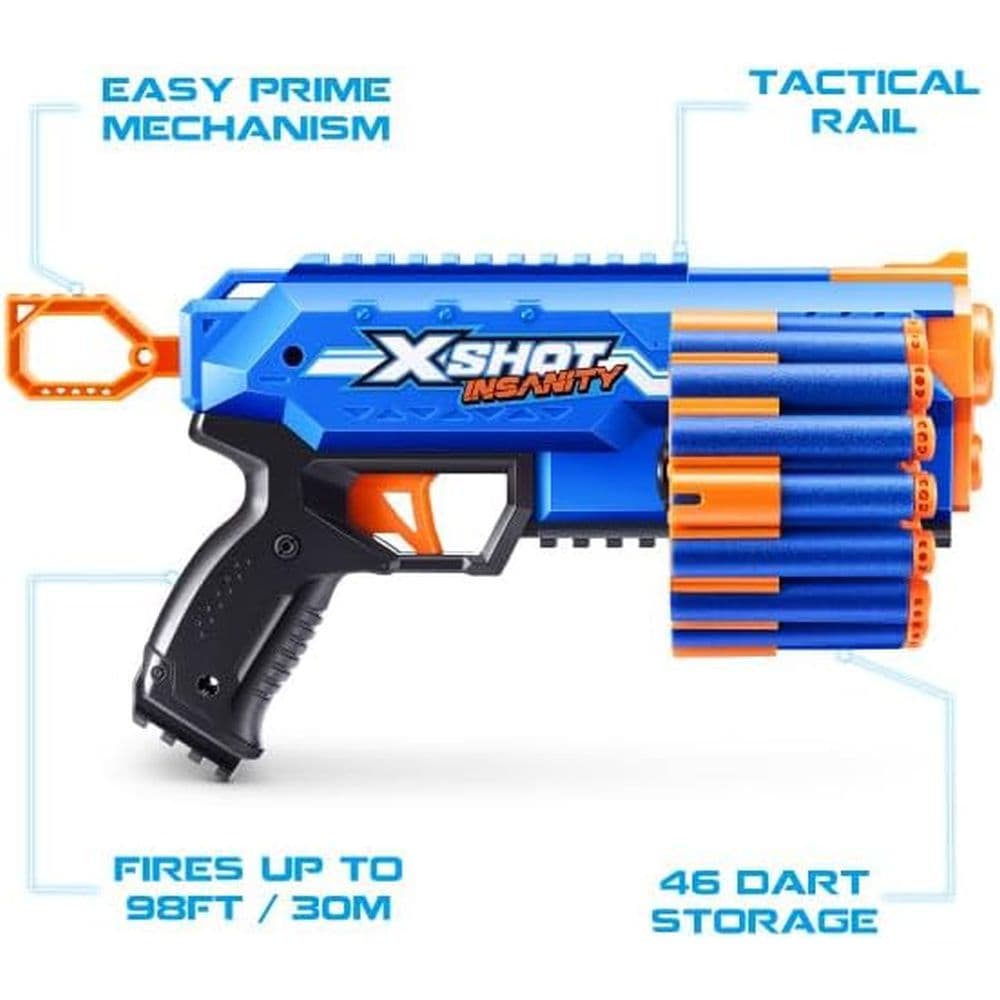 X-Shot Insanity Manic Dart Blaster Second Alternate Image