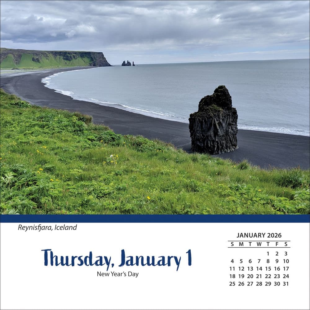 Beaches 2026 Desk Calendar_ALT2