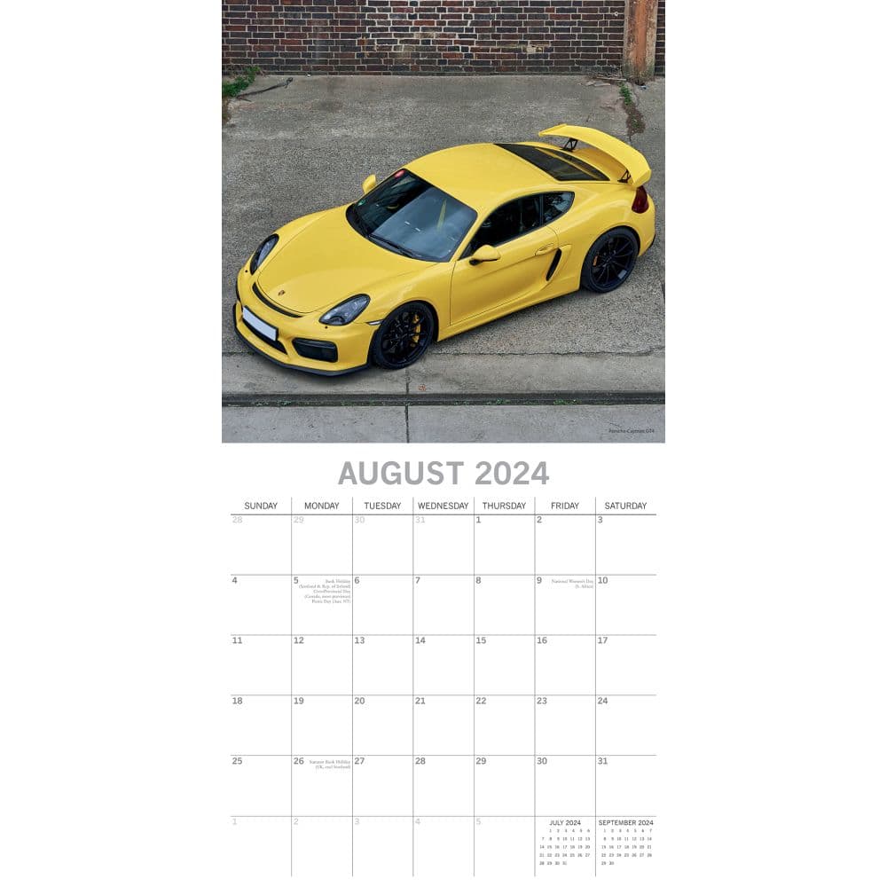 Porsche 2024 Wall Calendar - Calendars.com