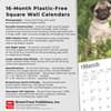 image Pugs 2025 Wall Calendar Fifth Alternate Image