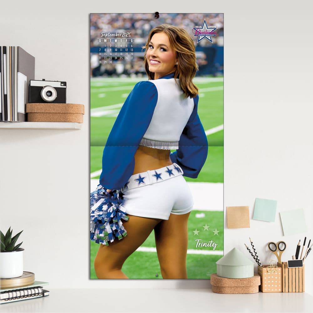 NFL Dallas Cowboys Cheerleaders 16 Month 2026 Wall Calendar Fourth Alternate Image