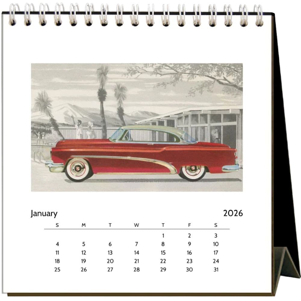 Palm Springs Nostalgic 2026 Easel Desk Calendar Second Alternate Images