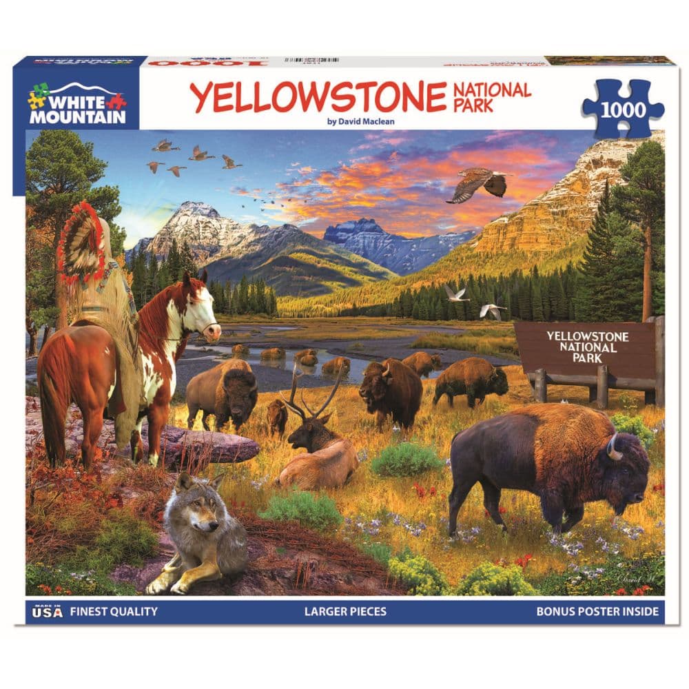 image Yellowstone 1000 Piece Puzzle Main Image