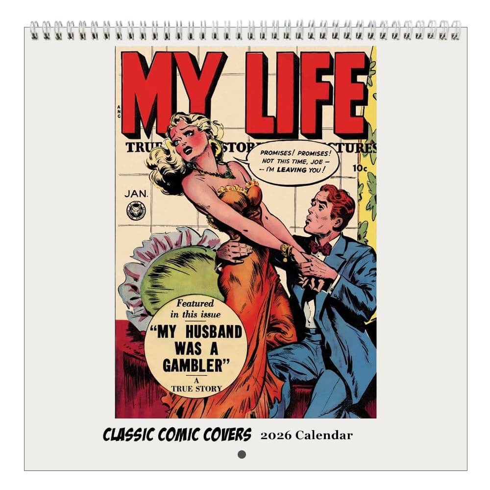 image Classic Comic 2026 Wall Calendar