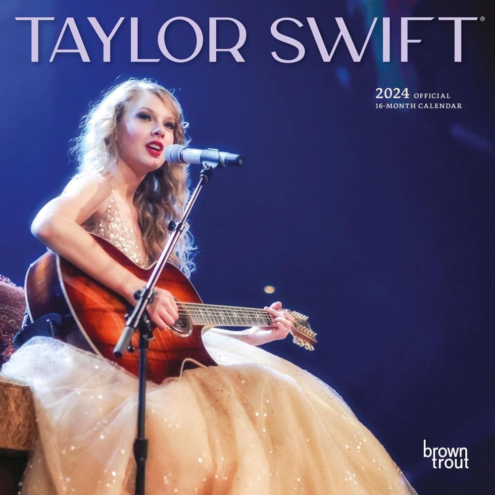 Taylor Swift 2024 Mini Wall Calendar front cover