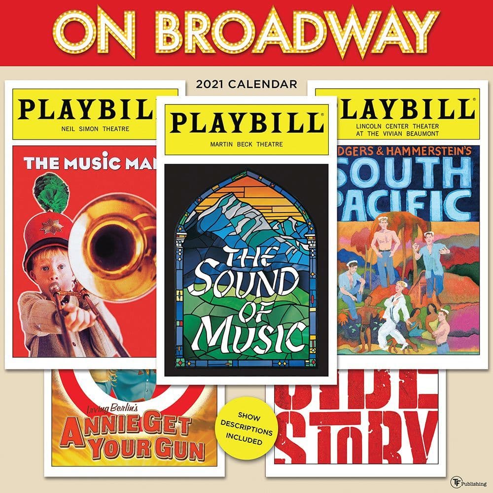 On Broadway Wall Calendar Calendars Com