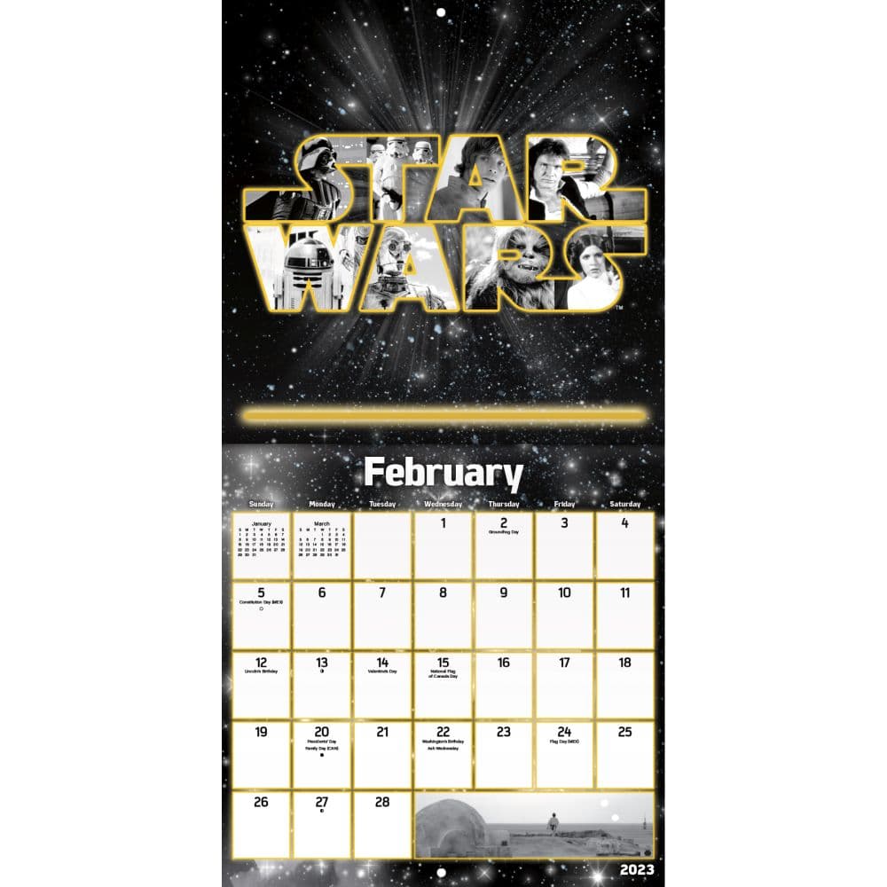 Star Wars 2023 Mini Wall Calendar - Calendars.com