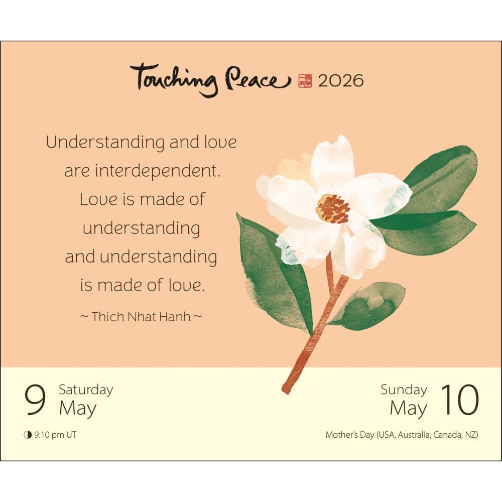Thich Nhat Hanh 2026 Desk Calendar Sixth Alternate Image