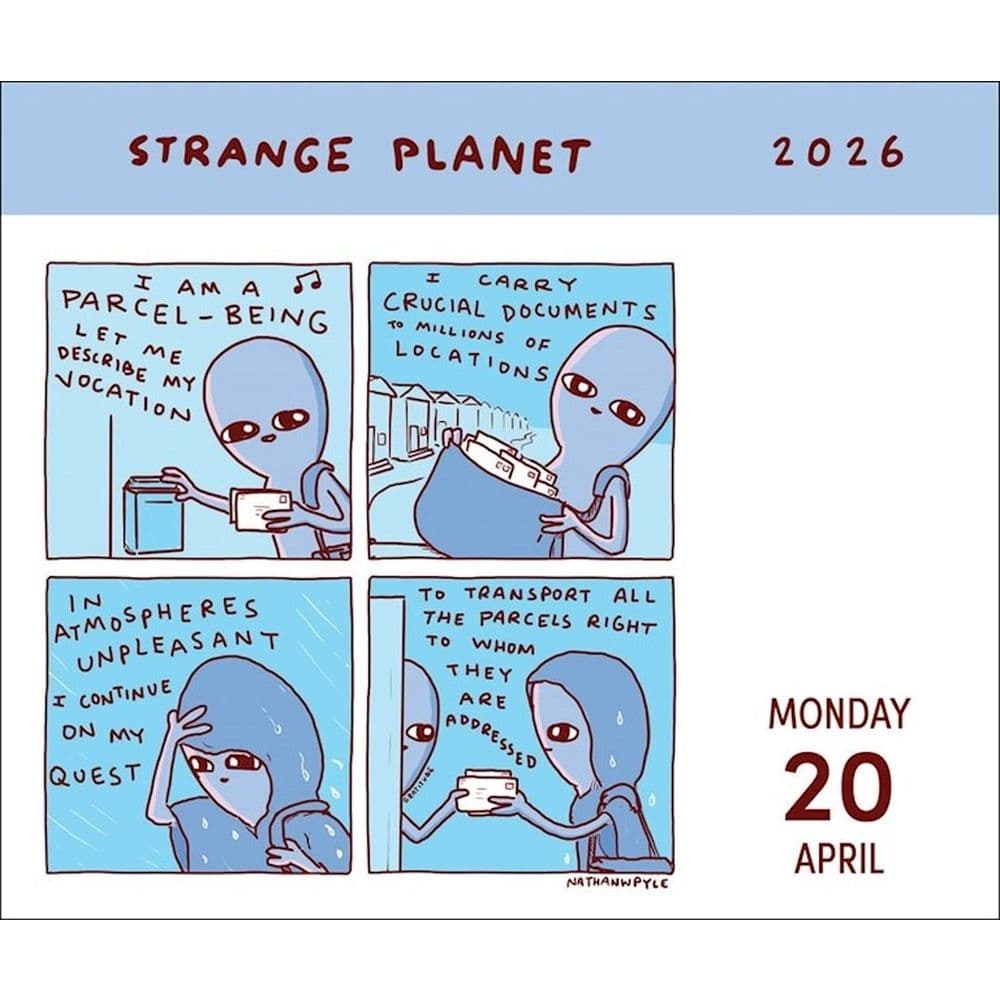 Strange Planet 2026 Desk Calendar Second Alternate Image