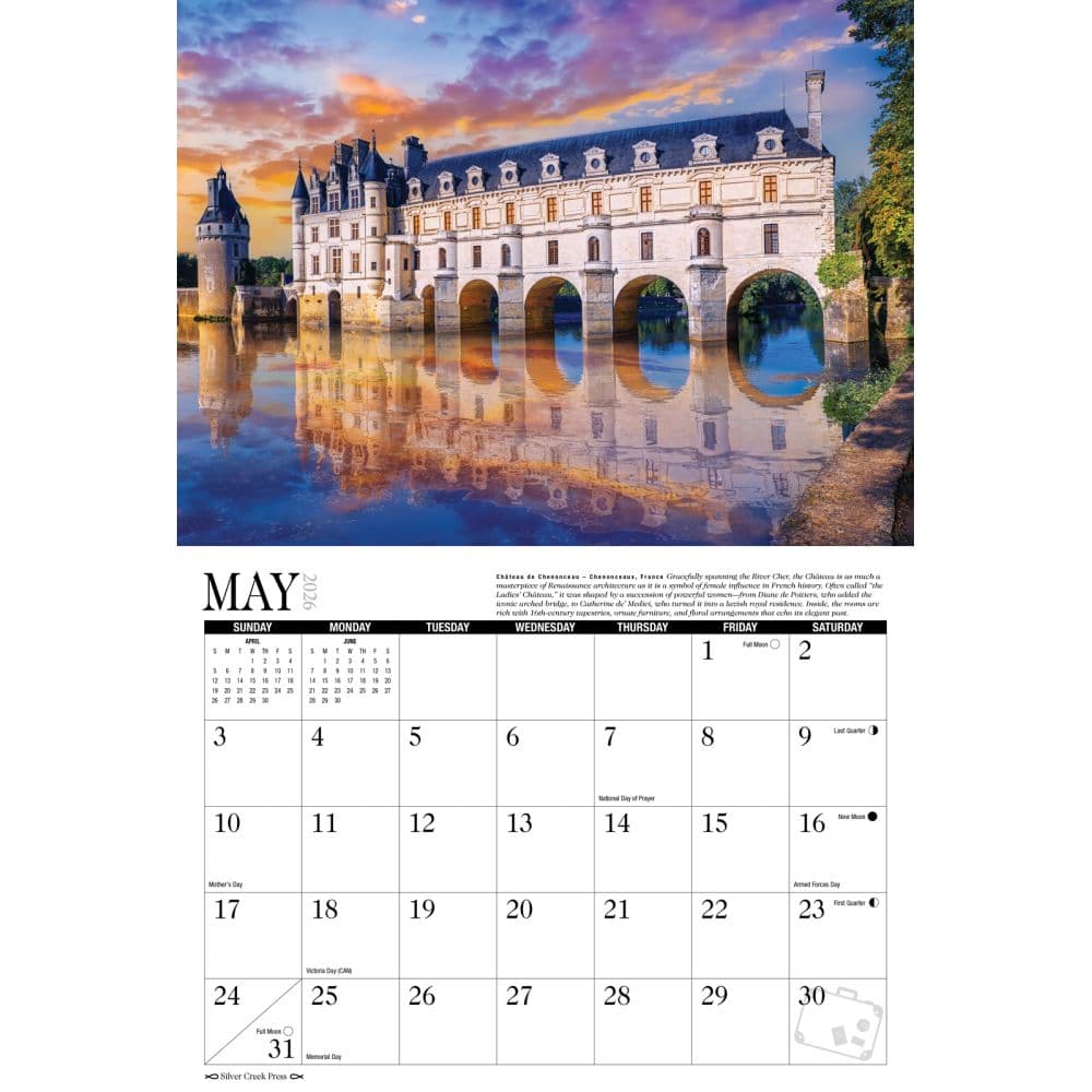World Traveler 2026 Wall Calendar Second Alternate Image