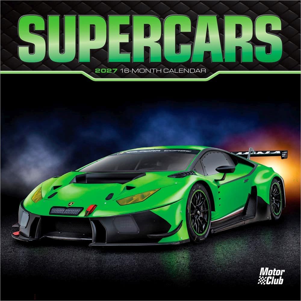 image Supercars 2027 Mini Wall Calendar Main Product Image
