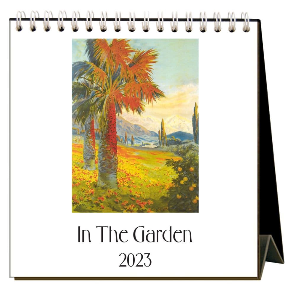 Found Image Press In the Garden 2023 Desk Calendar