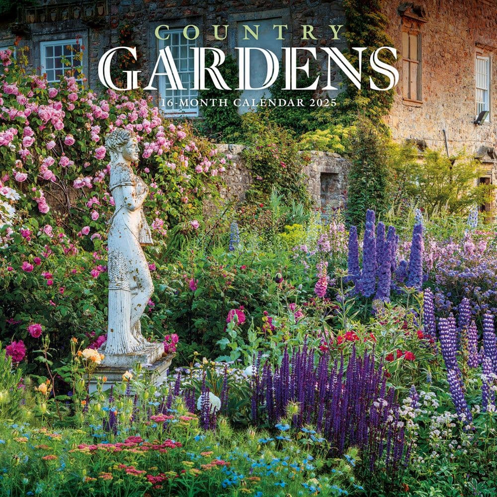 Country Gardens 2025 Wall Calendar - Calendars.com