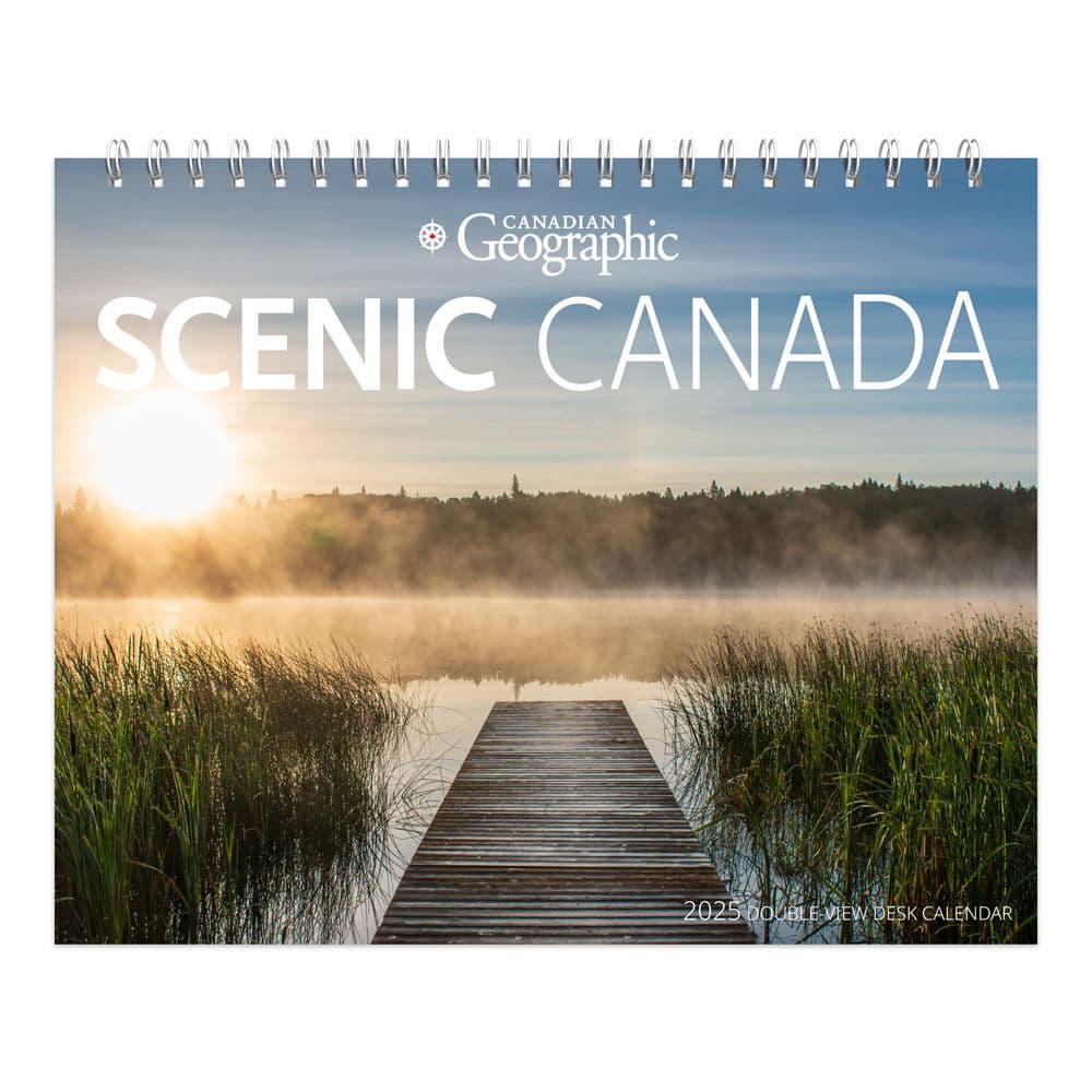 Canadian Geographic Scenic 2025 Easel Desk Calendar Main Image