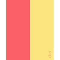 image Coral and Lemon Academic 2026 Monthly Planner