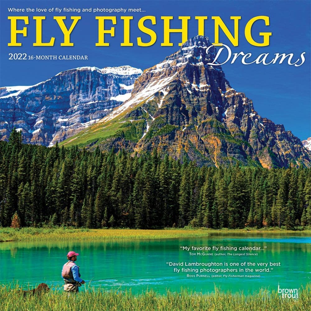 Fly Fishing Dreams 2022 Wall Calendar - Calendars.com