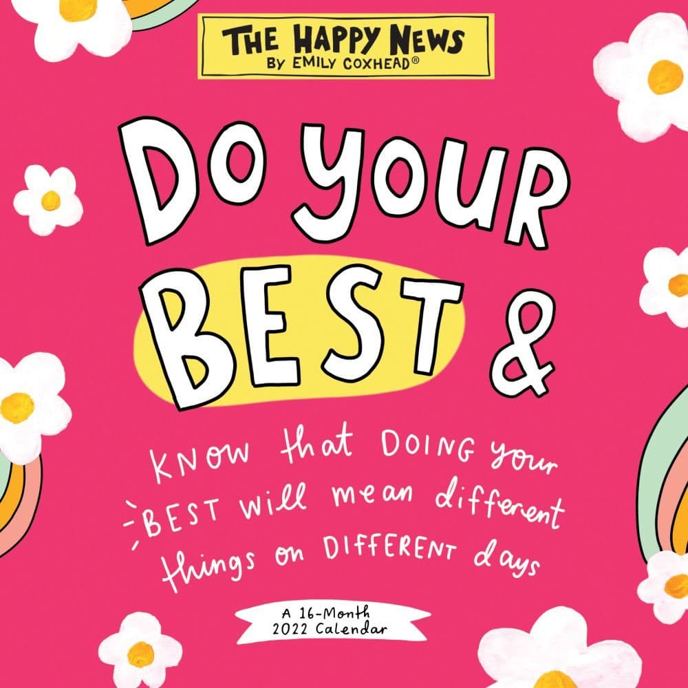 Happy News Brand 2022 Wall Calendar