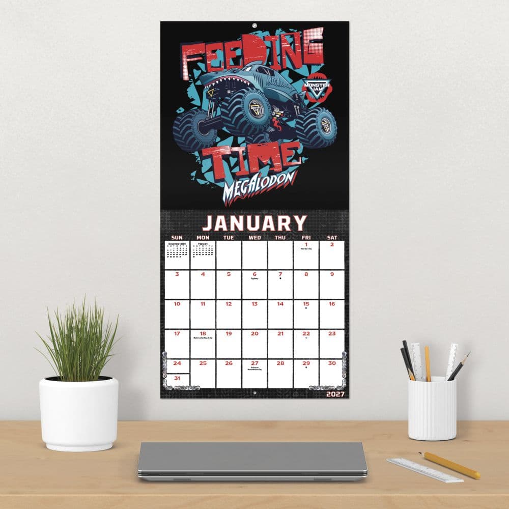 Monster Jam 2027 Wall Calendar Fourth Alternate Image