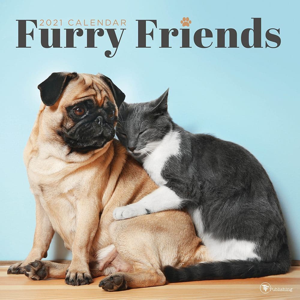 Furry Friends Wall Calendar