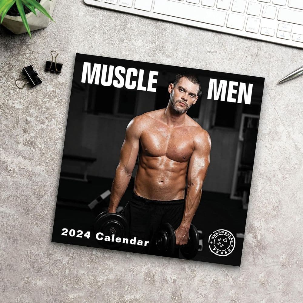 Muscle Men 2024 Wall Calendar Fifth Alternate Image width=&quot;1000&quot; height=&quot;1000&quot;