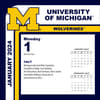 image Michigan Wolverines 2024 Desk Calendar Second Alternate Image width=&quot;1000&quot; height=&quot;1000&quot;