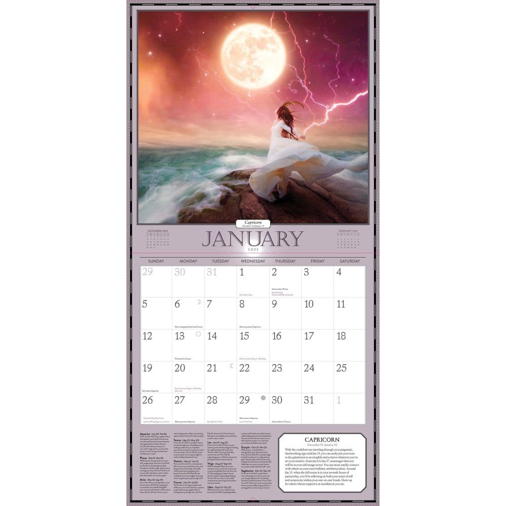 Astrology 2025 Wall Calendar - Calendars.com