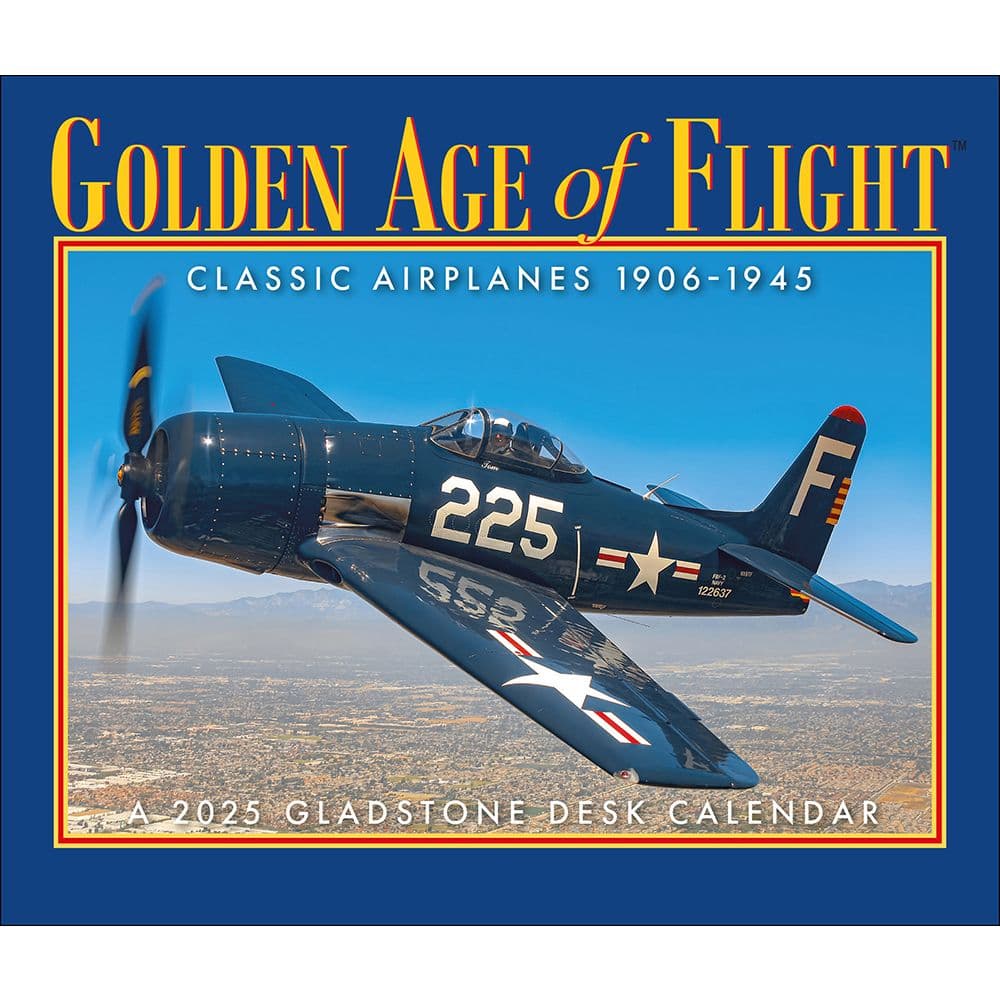 Golden Age of Flight 2025 Desk Calendar - Calendars.com
