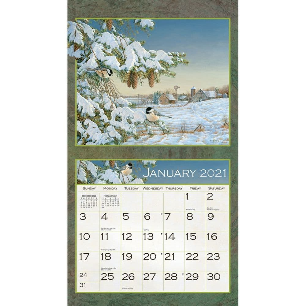 Meadowland Wall Calendar by Sam Timm