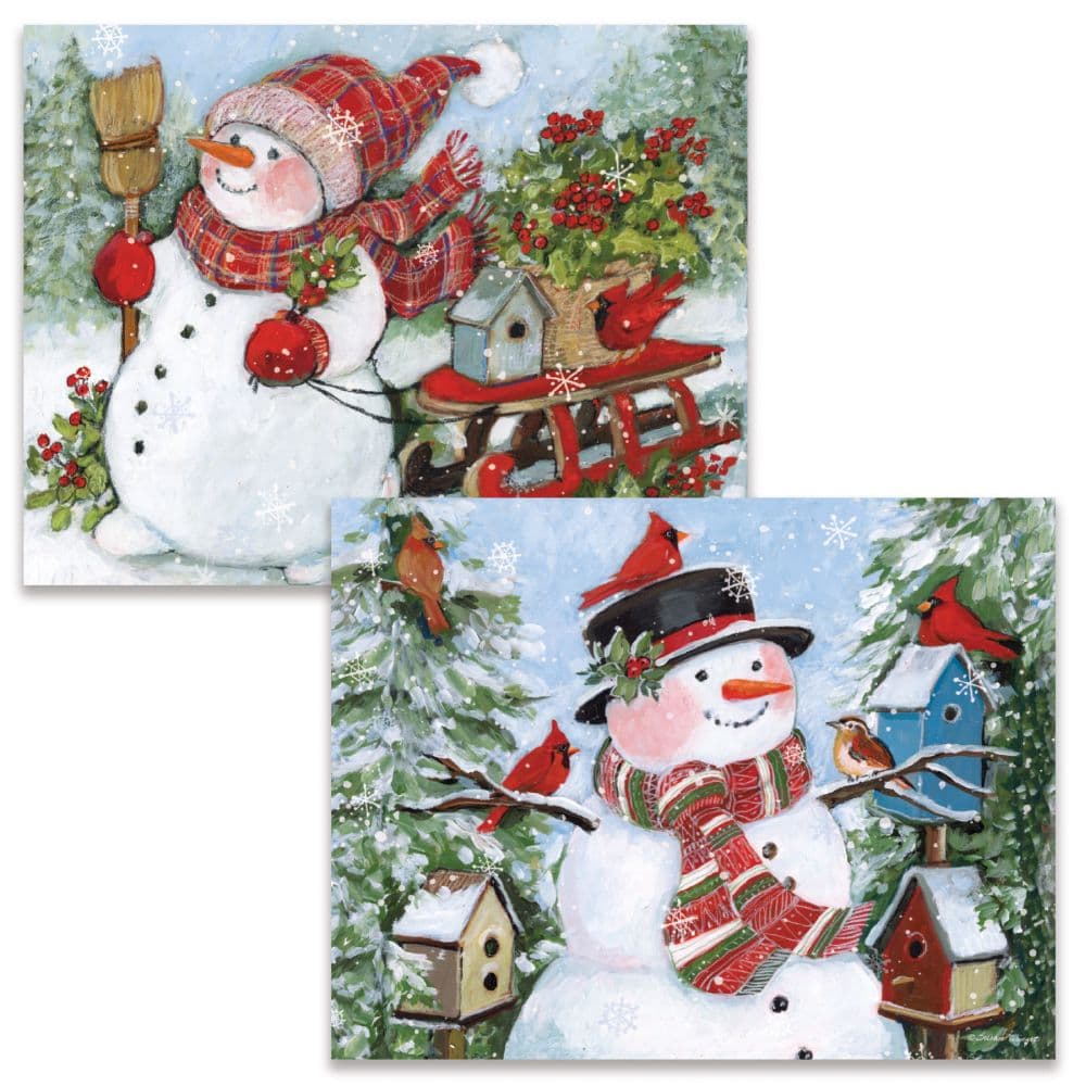 image Frosty Greetings Assorted Boxed Christmas Cards Main Product Image