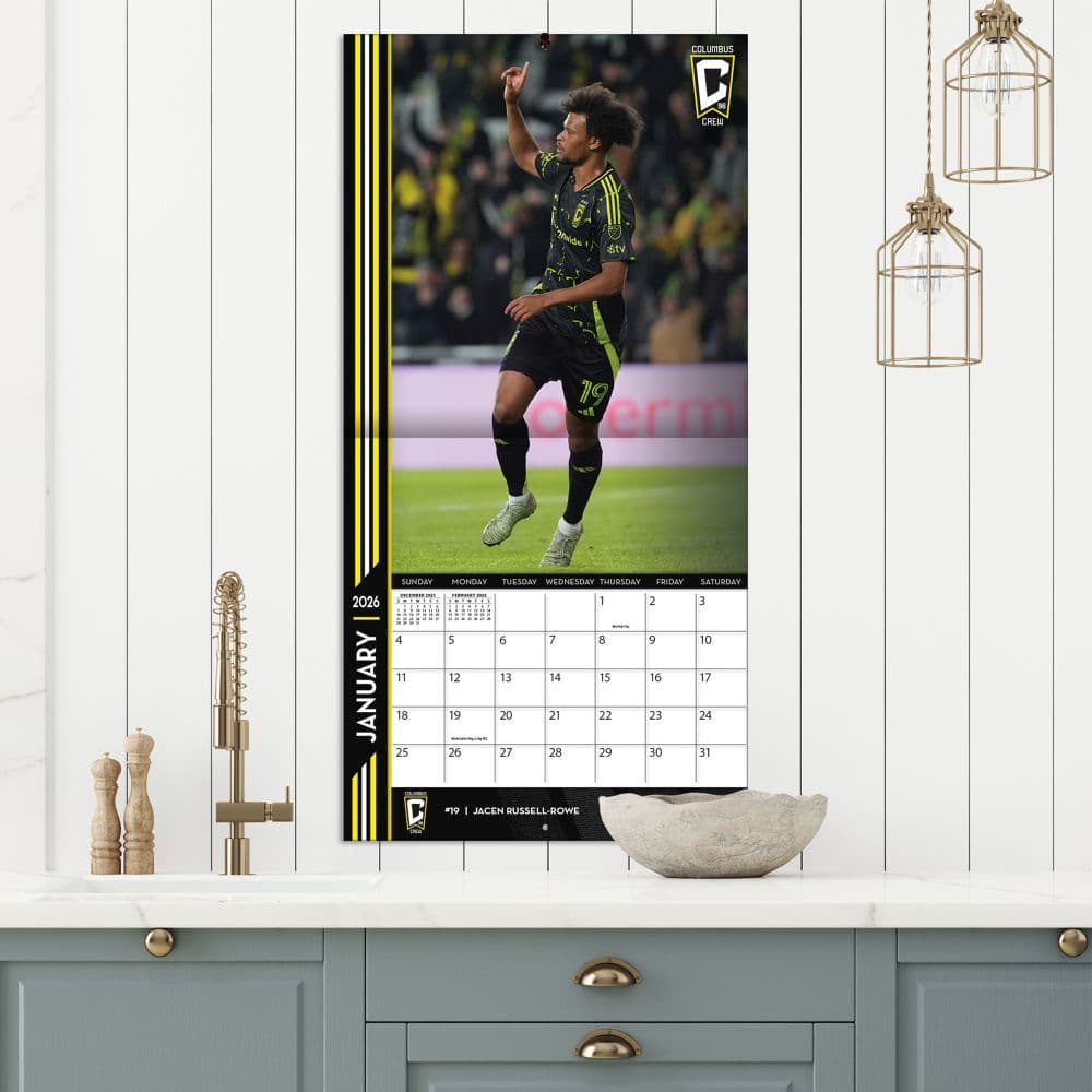 MLS Columbus Crew FC 2026 Wall Calendar Fifth Alternate Image