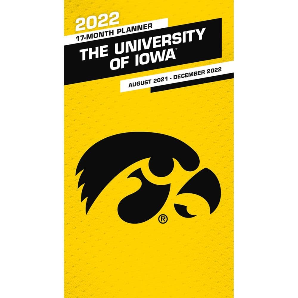 Iowa Hawkeyes 2022 17-Month Pocket Planner - Calendars.com