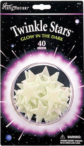 image Glow in the Dark Twinkle Stars Main Image