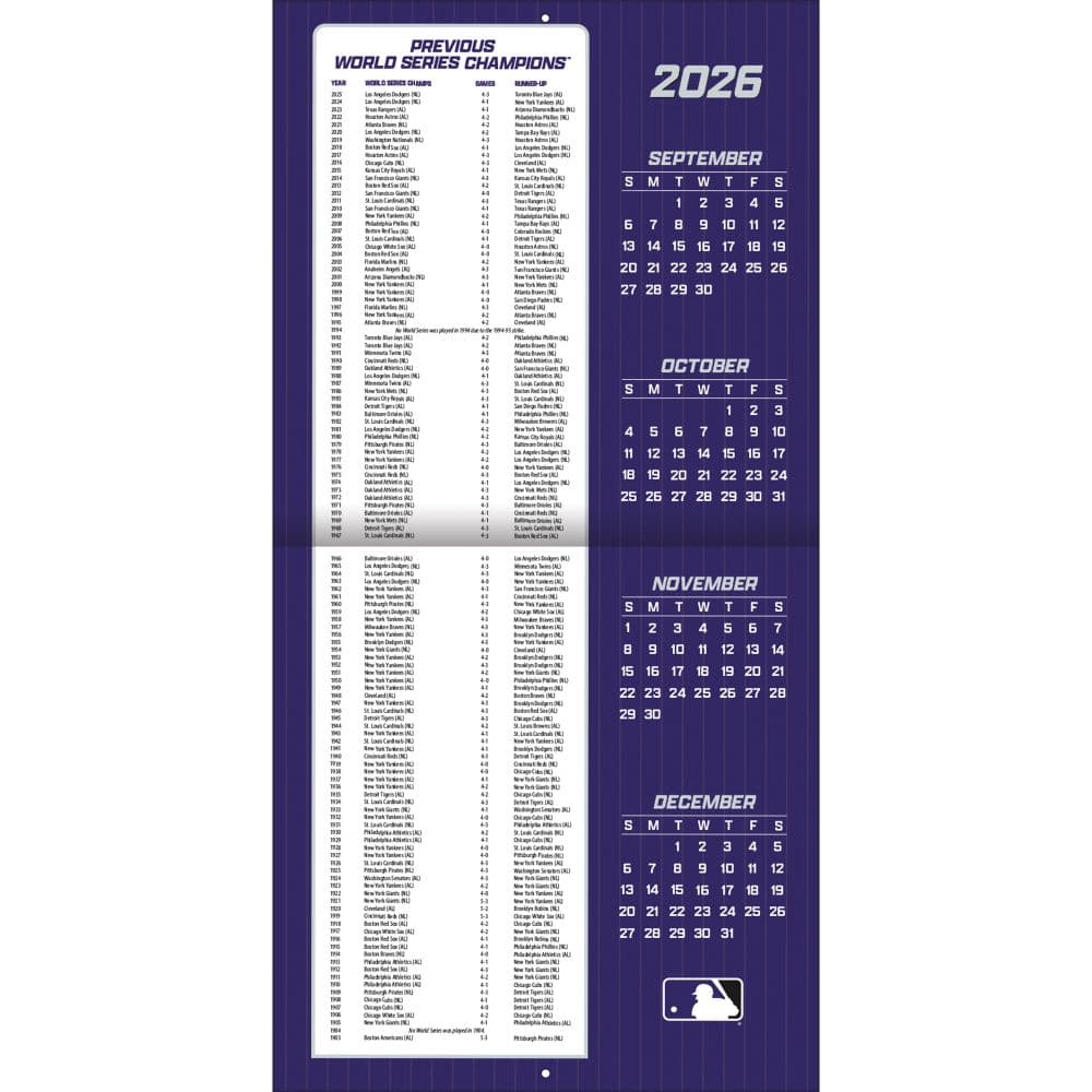 MLB Colorado Rockies 2027 Wall Calendar Second Alternate Image