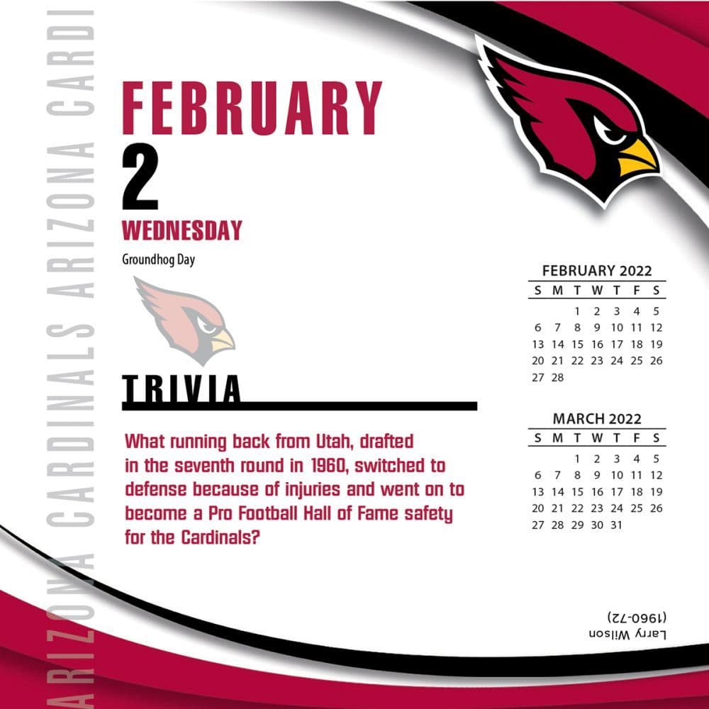 TURNER SPORTS Arizona Cardinals 2023 Box Calendar (23998053028)