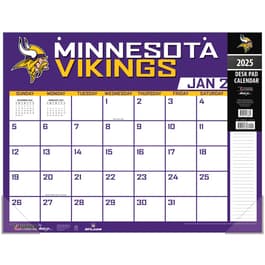 Minnesota Vikings 2025 Desk Pad