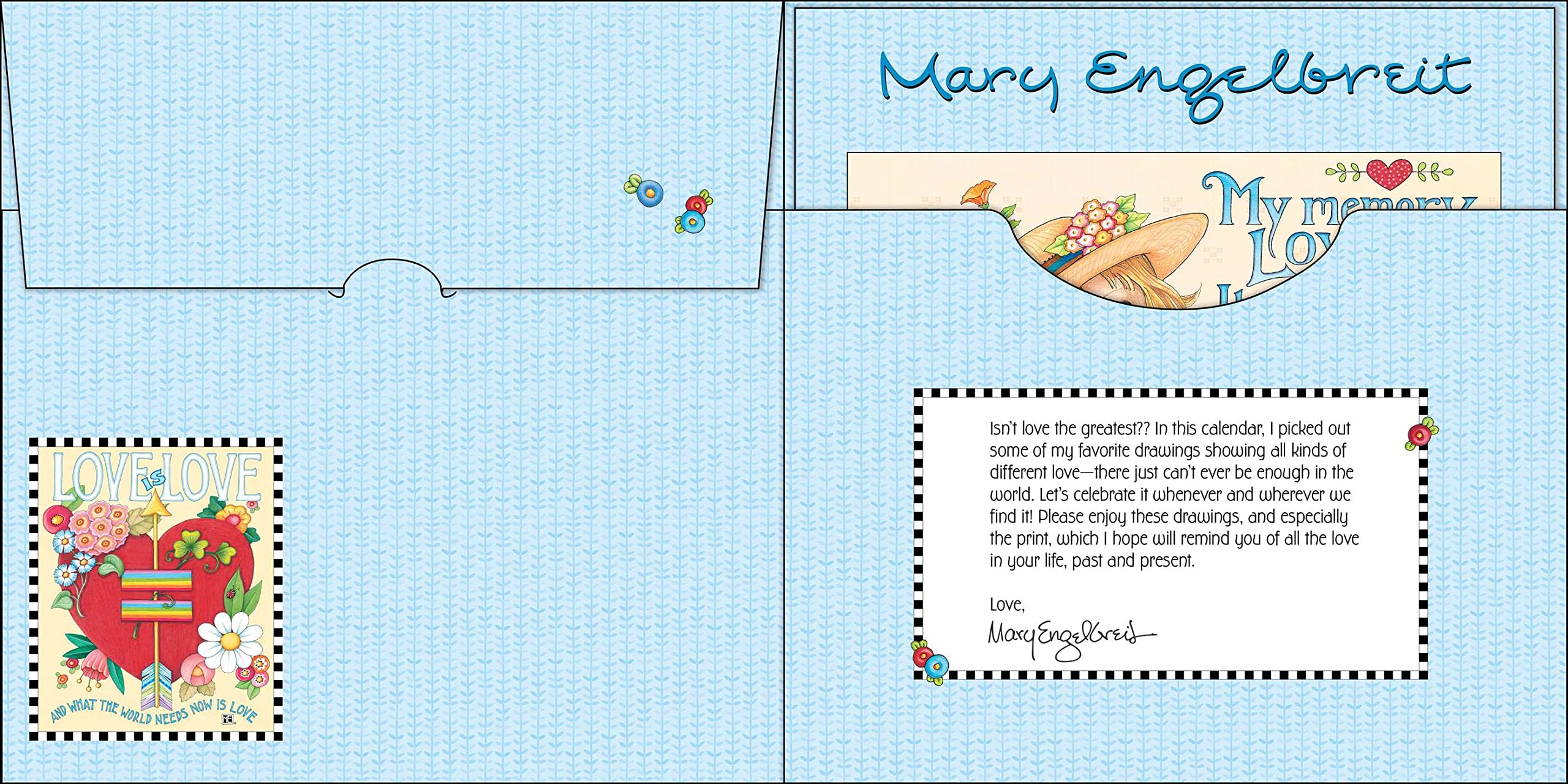 Mary Engelbreits 2023 Collectible Print with Wall Calendar - Calendars.com