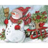 image Frosty Greetings Assorted Boxed Christmas Cards First Alternate Image