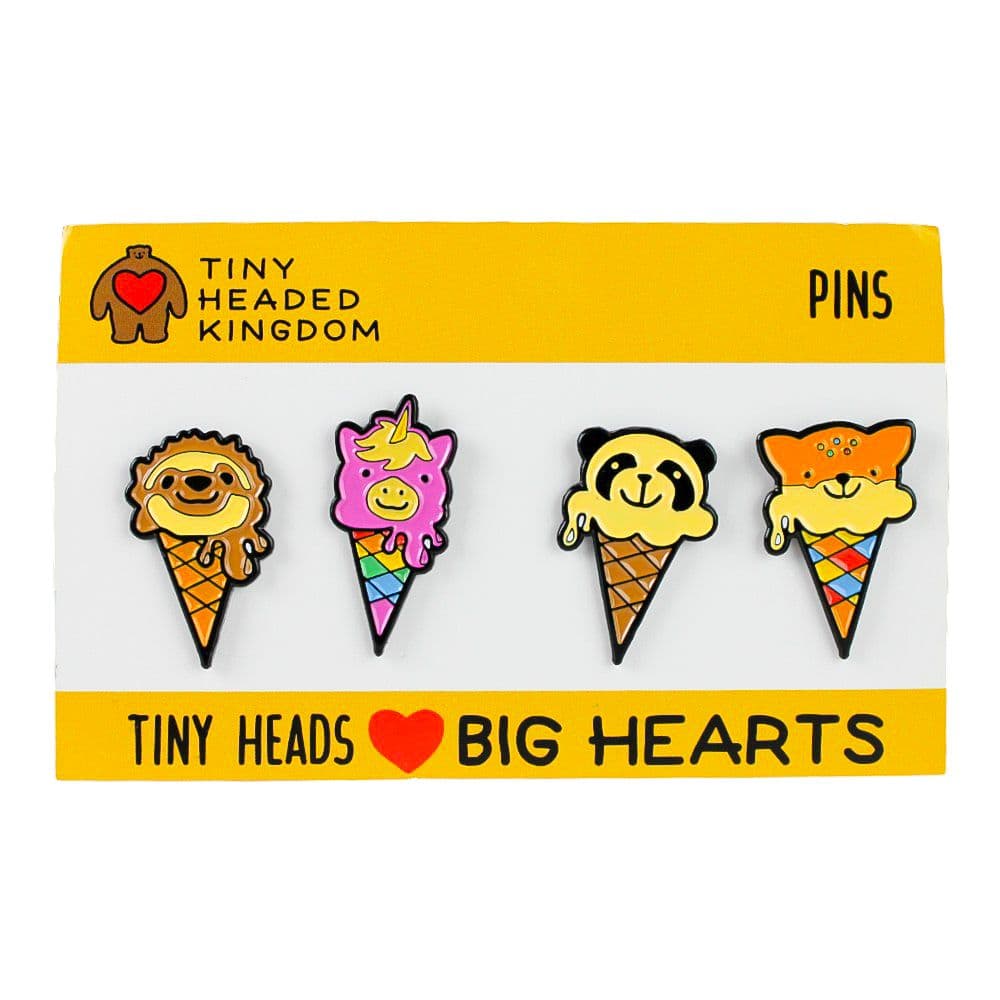 Tiny Headed Ice Cream Pin Set Main Product Image width=&quot;1000&quot; height=&quot;1000&quot;