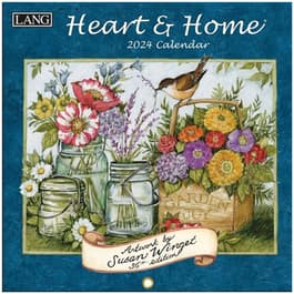 Susan Winget Heart & Home 2024 Mini Wall Calendar