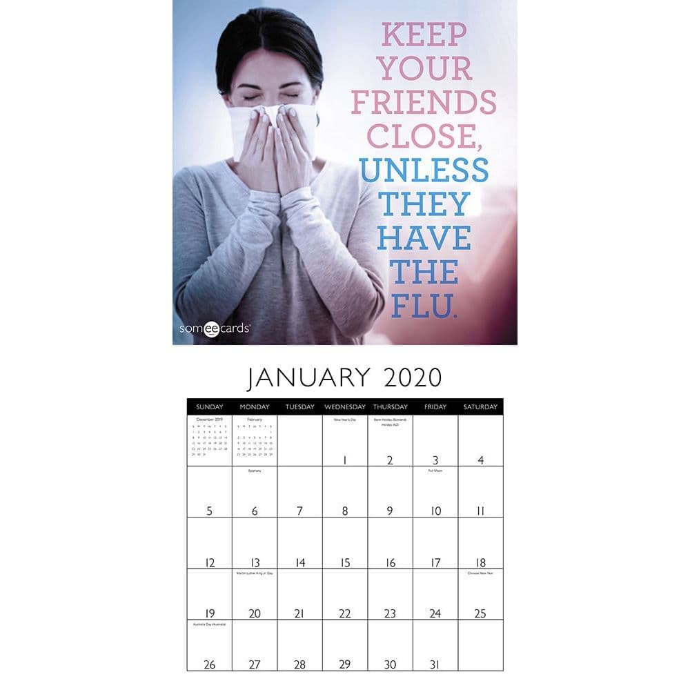 Someecards Affirmations Wall Calendar - Calendars.com