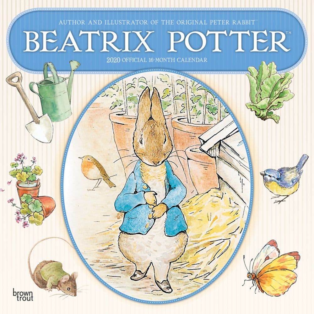 Beatrix Potter Magnetic Hanging Peter Rabbit 2022 Wall Tear off Memo Calendar