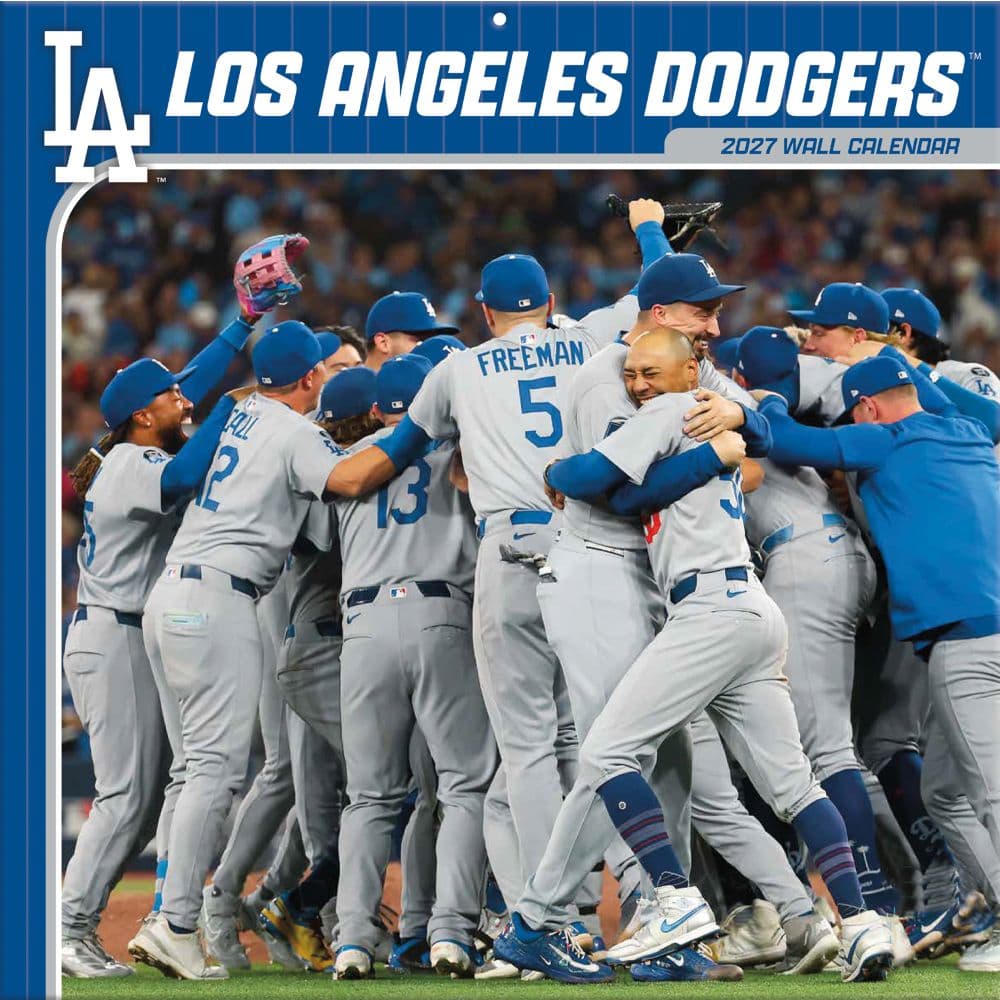 MLB Los Angeles Dodgers 2027 Wall Calendar