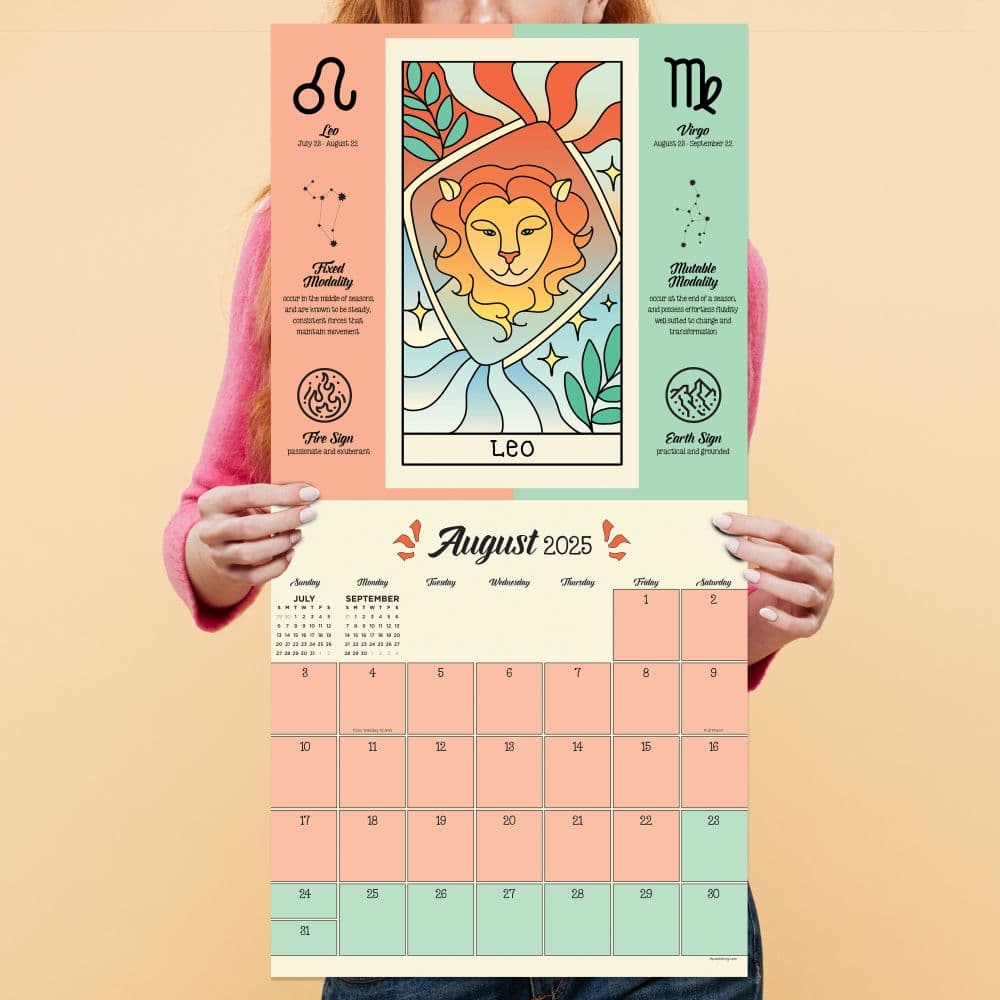 その他 Astrology: The Daily Love Calendar Zodiac 2025 Wall Calendar - Calendars.com