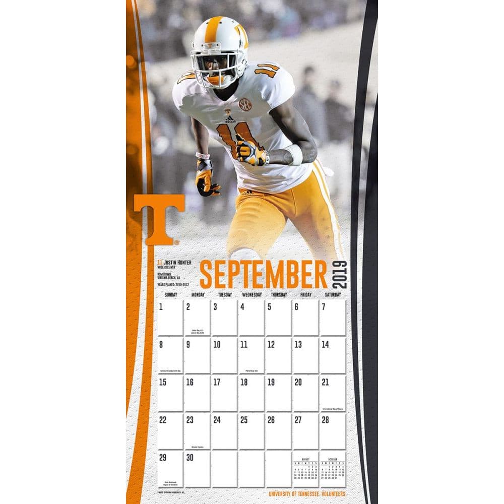 Tennessee Volunteers Wall Calendar