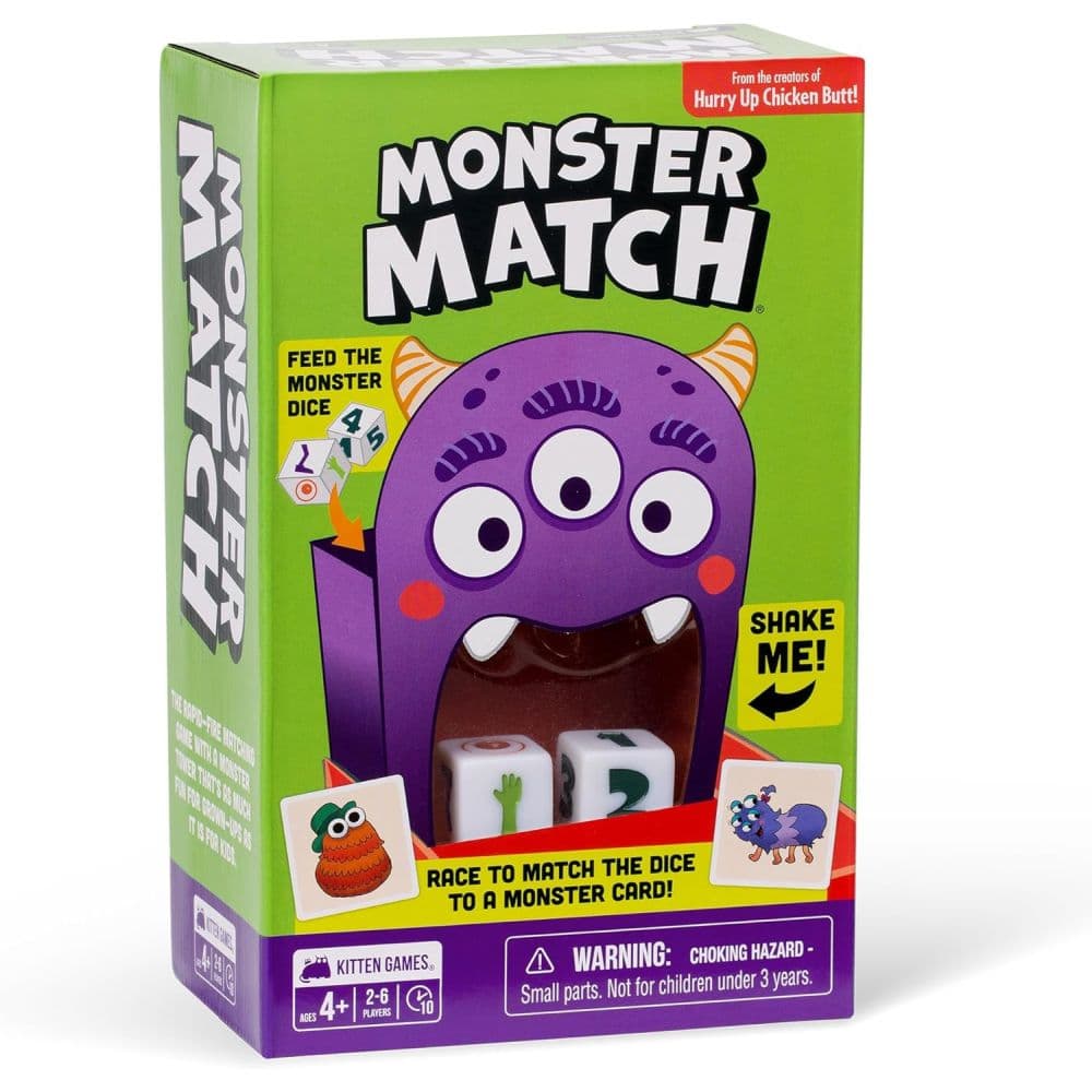 Monster Match Family Matching Dice Game