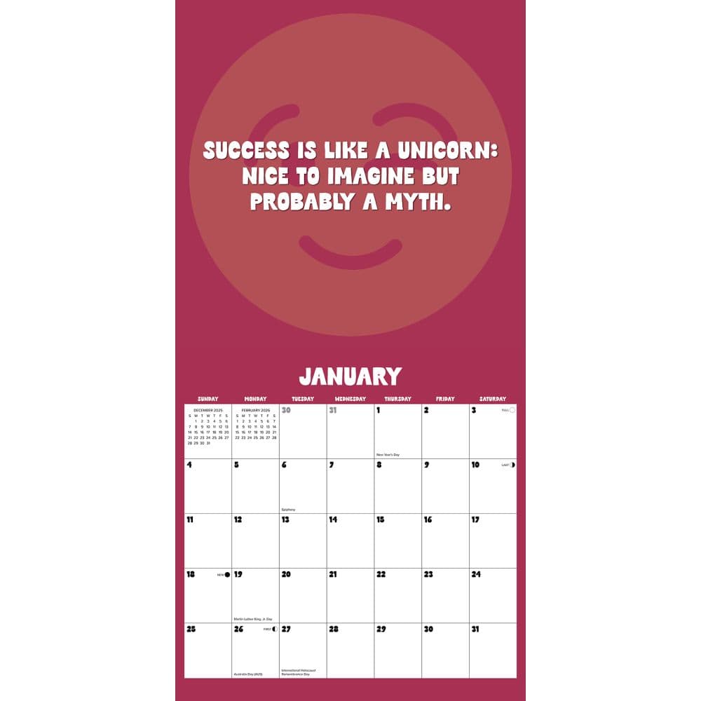 You Dont Got This 2026 Wall Calendar Second Alternate Image