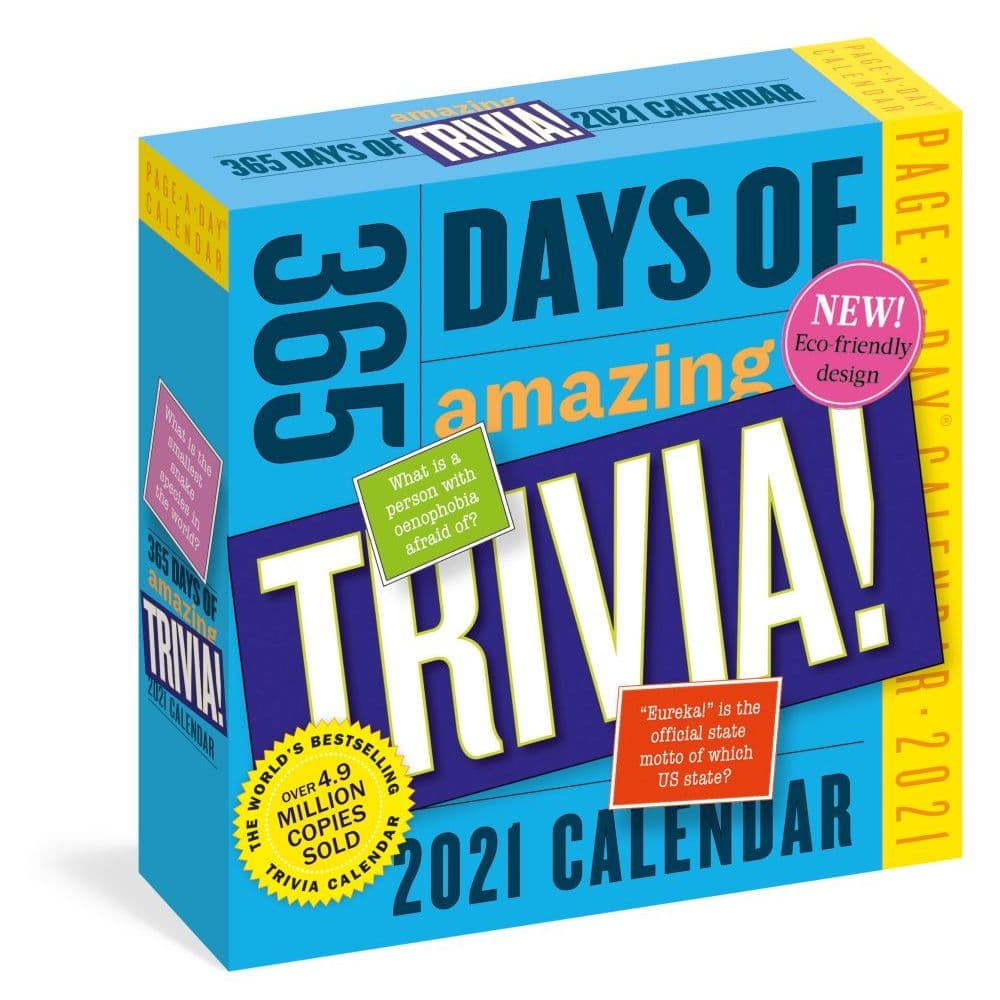 Amazing Trivia Desk Calendar - Calendars.com