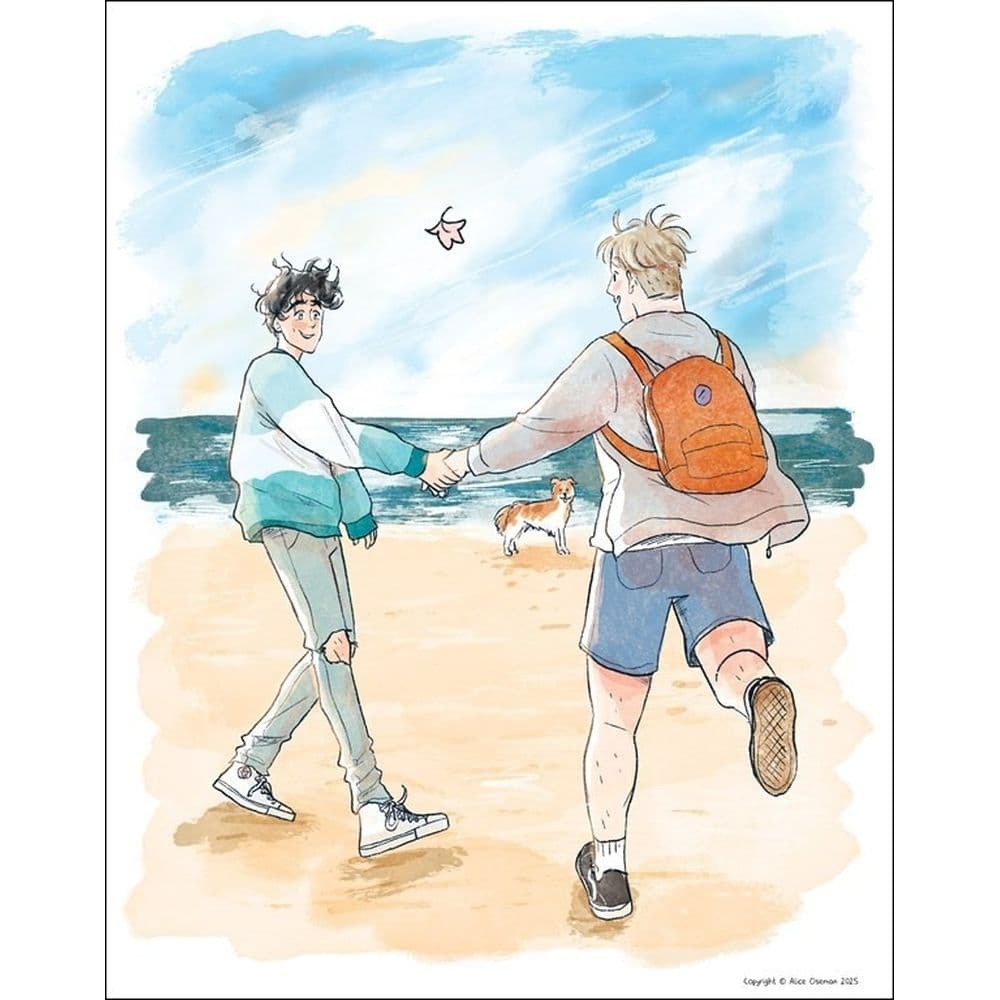 Heartstopper with Poster and Love Notes 2026 Wall Calendar Fifth Alternate Image