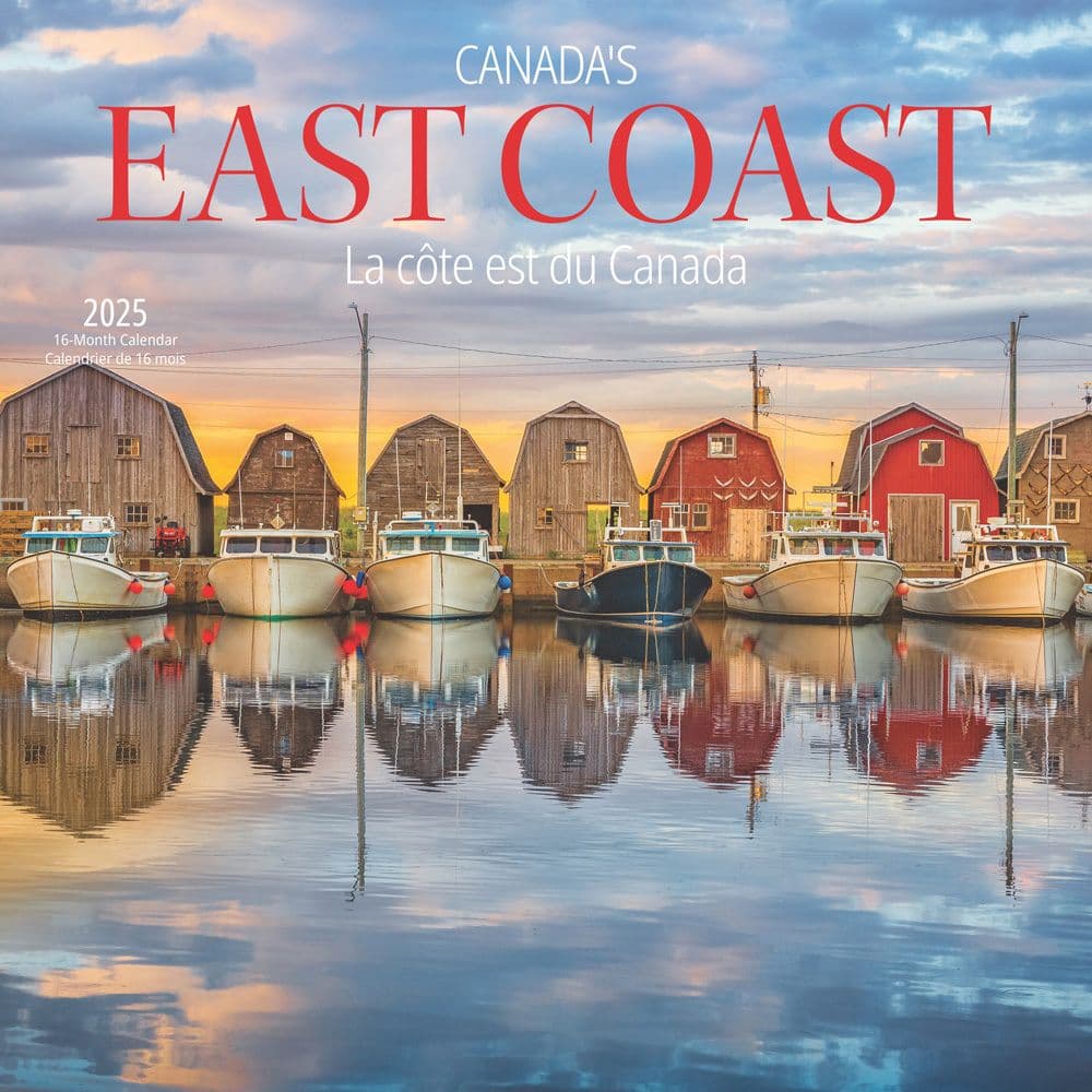 Canadas East Coast 2025 Wall Calendar  Main Image