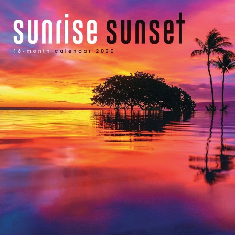 Sunrise And Sunset Calendar Customize and Print